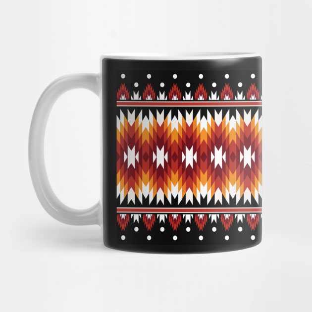 Abstract ethnic geometric pattern design by Ratthi89